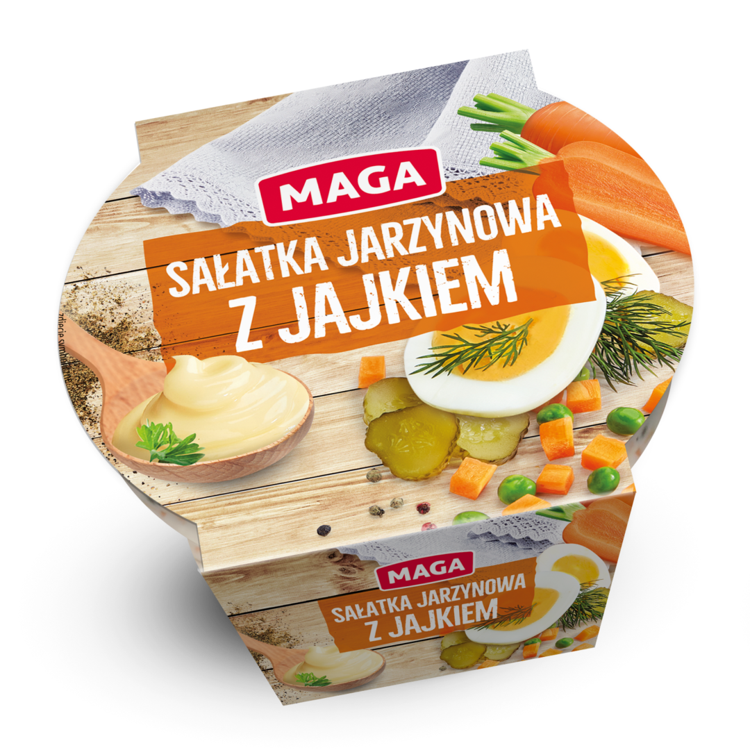 Sałatka jarzynowa z jajkiem