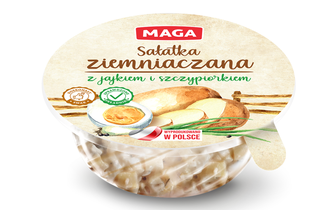 Sałatka ziemniaczana z jajkiem i szczypiorkiem