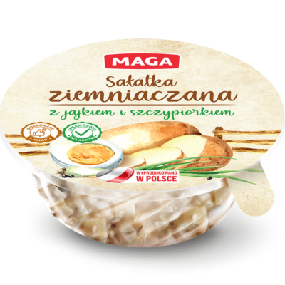 Sałatka ziemniaczana z jajkiem i szczypiorkiem
