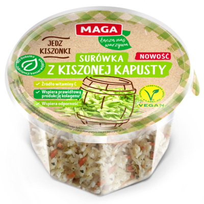 Surówka z kiszonej kapusty