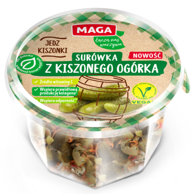 Surówka z kiszonego ogórka