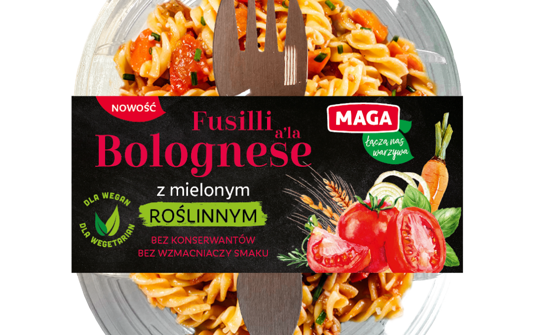 Fusilli a’la bolognese z mielonym roślinnym, 180 g