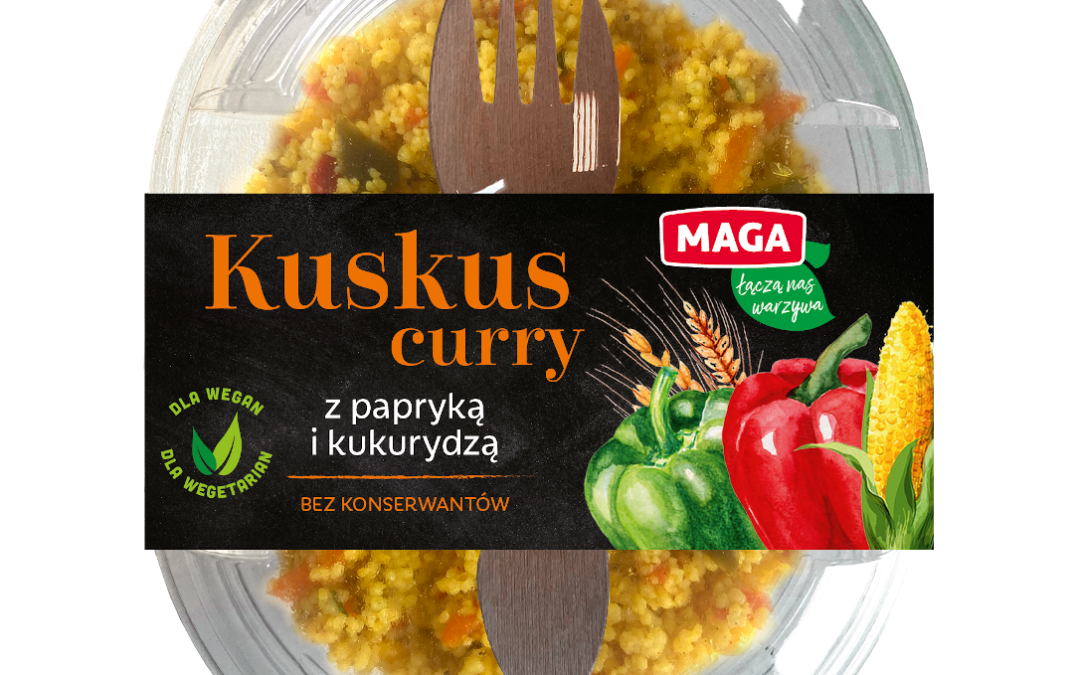 Kuskus curry z papryką i kukurydzą, 180 g